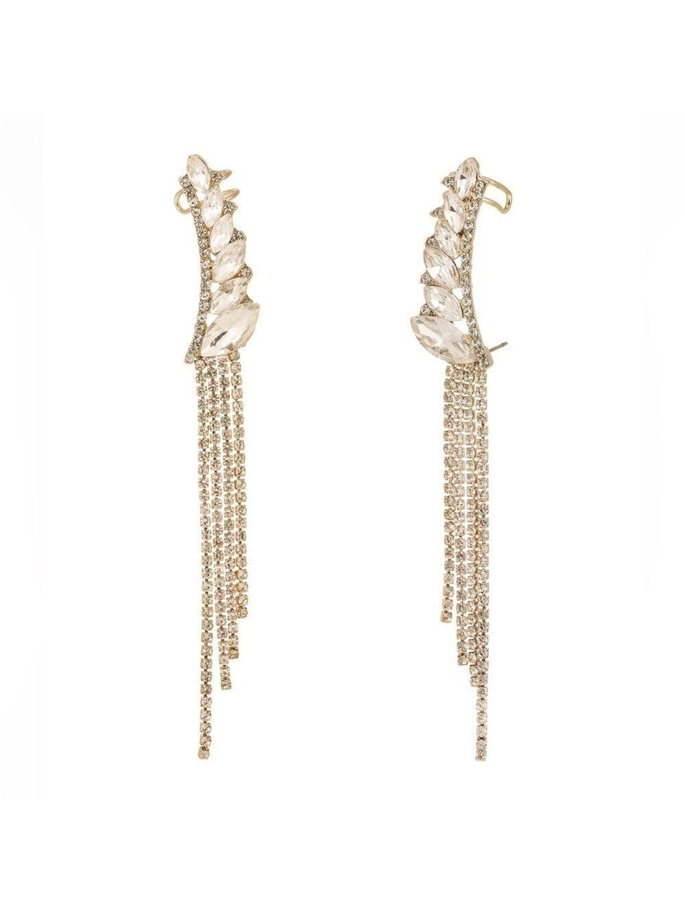 Aaliyah Dangle Earrings with Cuff